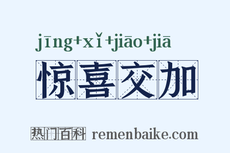 惊喜交加是什么意思的图片